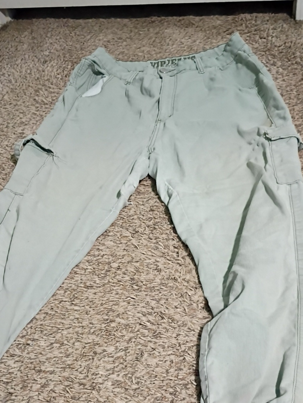 VIP Men's Sage Green Cargo Pants
